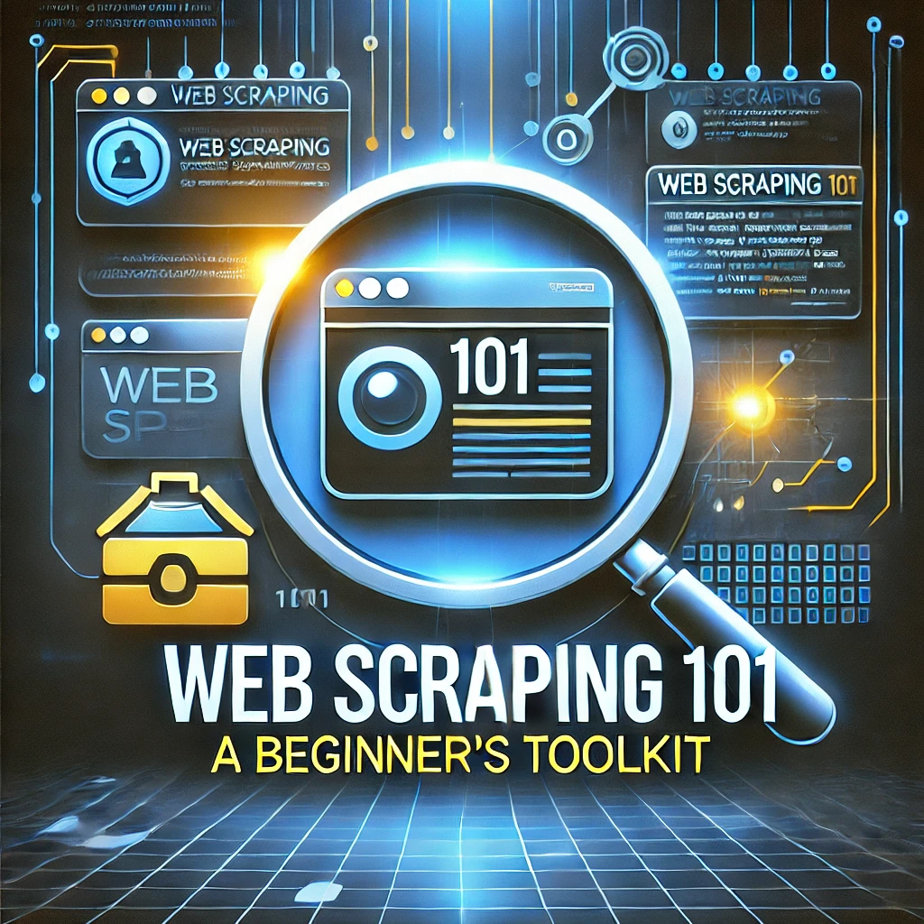 A-modern-and-professional-thumbnail-for-a-blog-about-web-scraping.-The-background-is-sleek-and-futuristic-featuring-a-glowing-digital-grid-with-lines